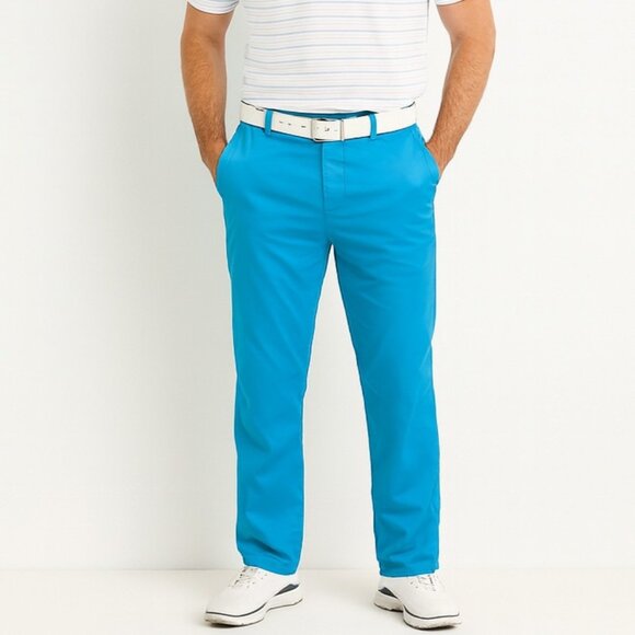 NIke Mens Nike Dri-FIT Golf Pants Blue Stretch Straight Leg Size 33 x 30 - Picture 1 of 13